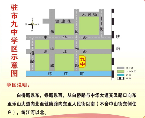 驻马店市第九中学2023年七年级新生报名公告