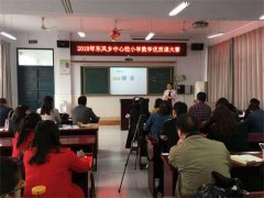 安阳市龙安区东风乡举行小学数学、道德与法治优质课评比