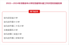 省级名单！驻马店6所学校上榜！